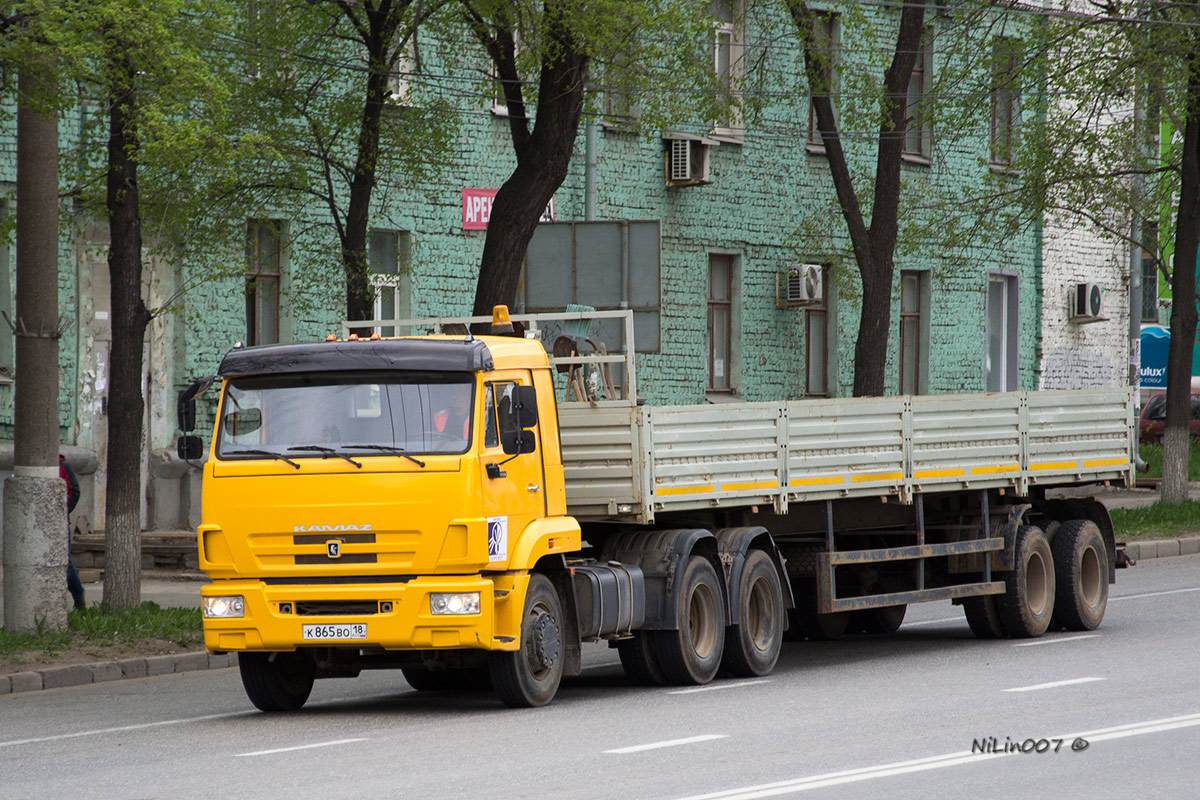 Удмуртия, № К 865 ВО 18 — КамАЗ-65116-N3(78)