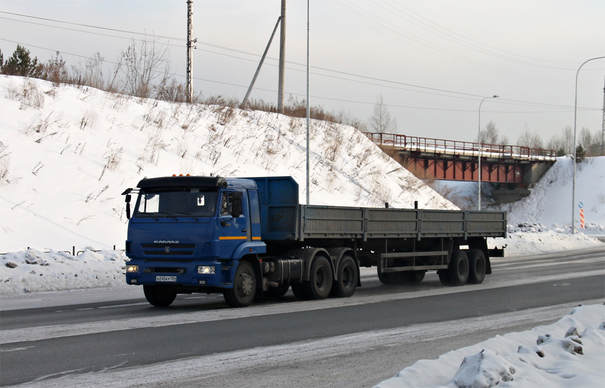 Красноярский край, № Н 245 КР 124 — КамАЗ-65116-A4(23)