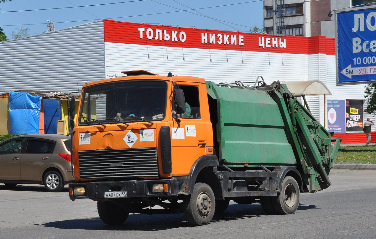 Омская область, № Н 407 ЕХ 55 — МАЗ-437041