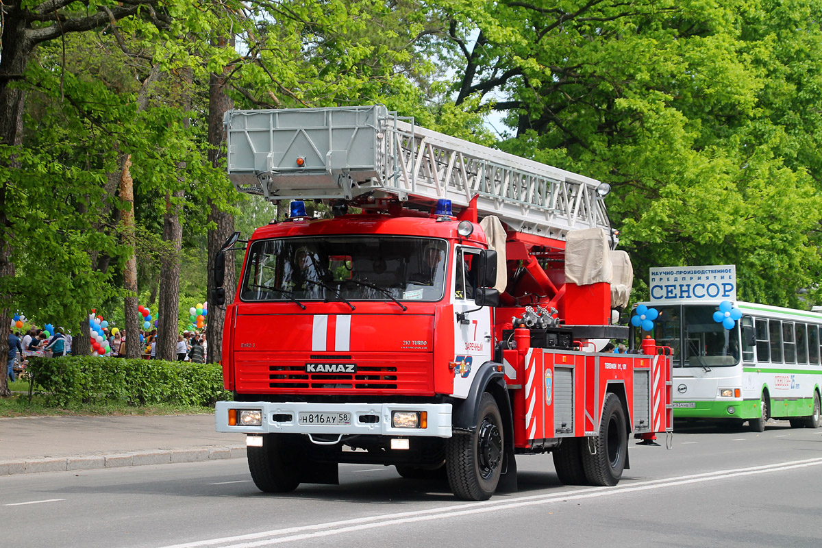 Пензенская область, № Н 816 АУ 58 — КамАЗ-43253-A3(96)