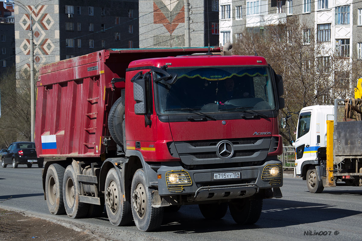 Пермский край, № Е 795 ХУ 159 — Mercedes-Benz Actros '09 4141 [Z9M]