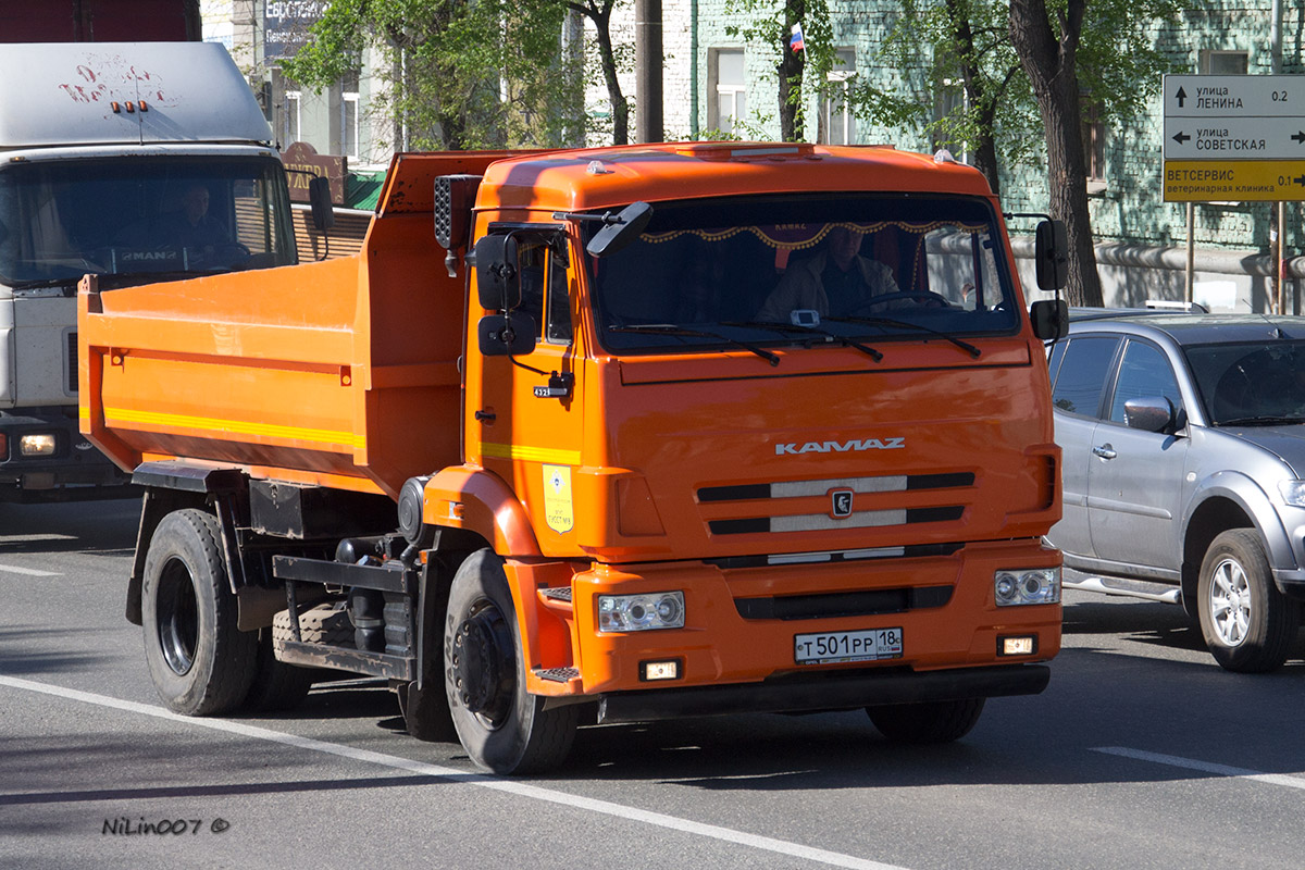 Удмуртия, № Т 501 РР 18 — КамАЗ-43255-R4(28)