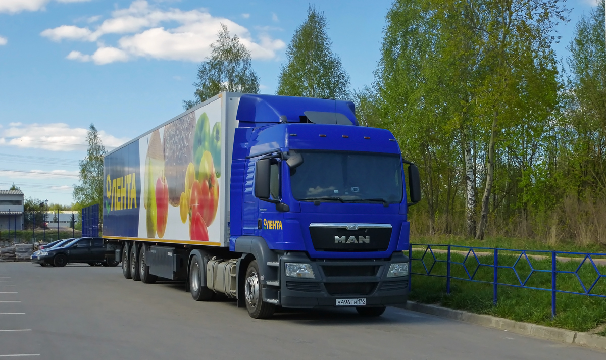 Санкт-Петербург, № В 496 ТН 178 — MAN TGS 19.400