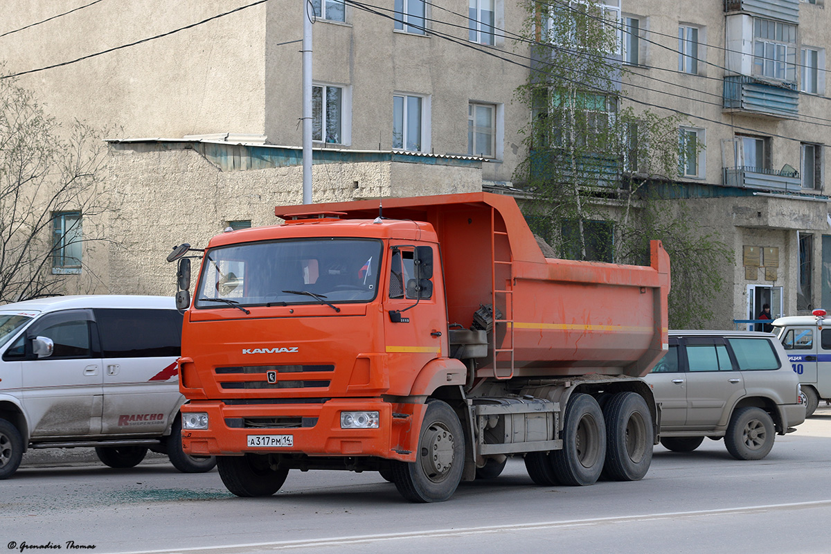 Саха (Якутия), № А 317 РМ 14 — КамАЗ-65115-A4(23)