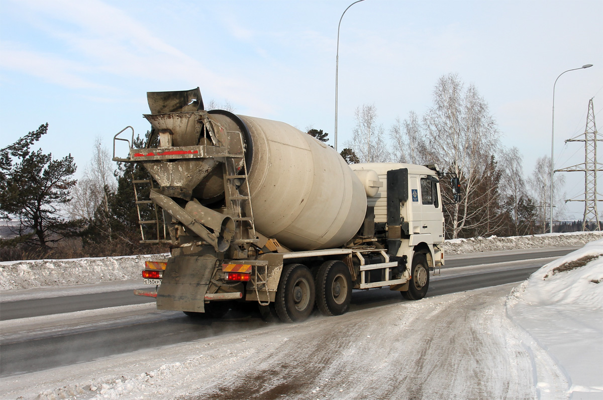 Красноярский край, № Е 760 КР 124 — Shaanxi Shacman F3000 SX525x