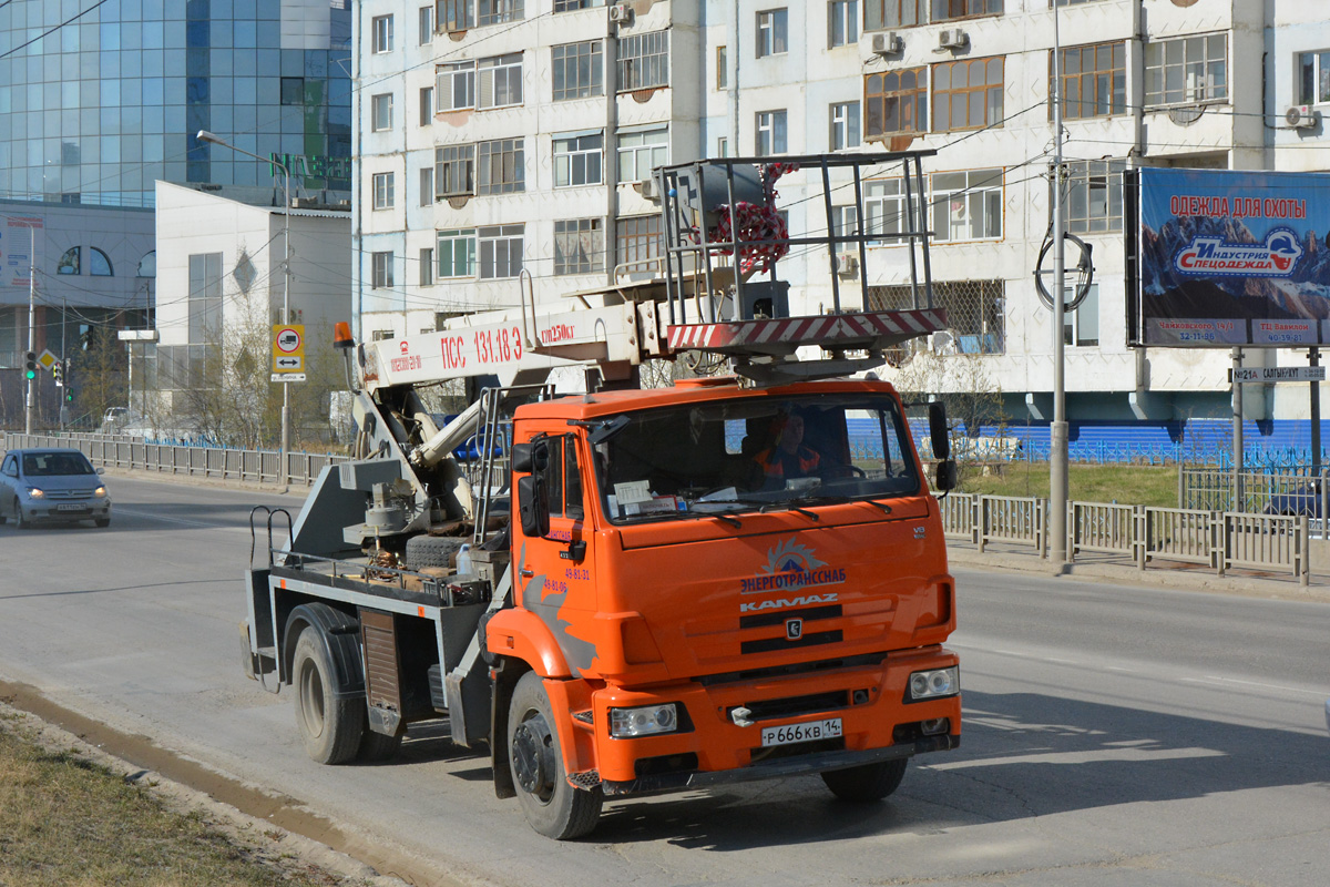 Саха (Якутия), № Р 666 КВ 14 — КамАЗ-43253-H3(99)