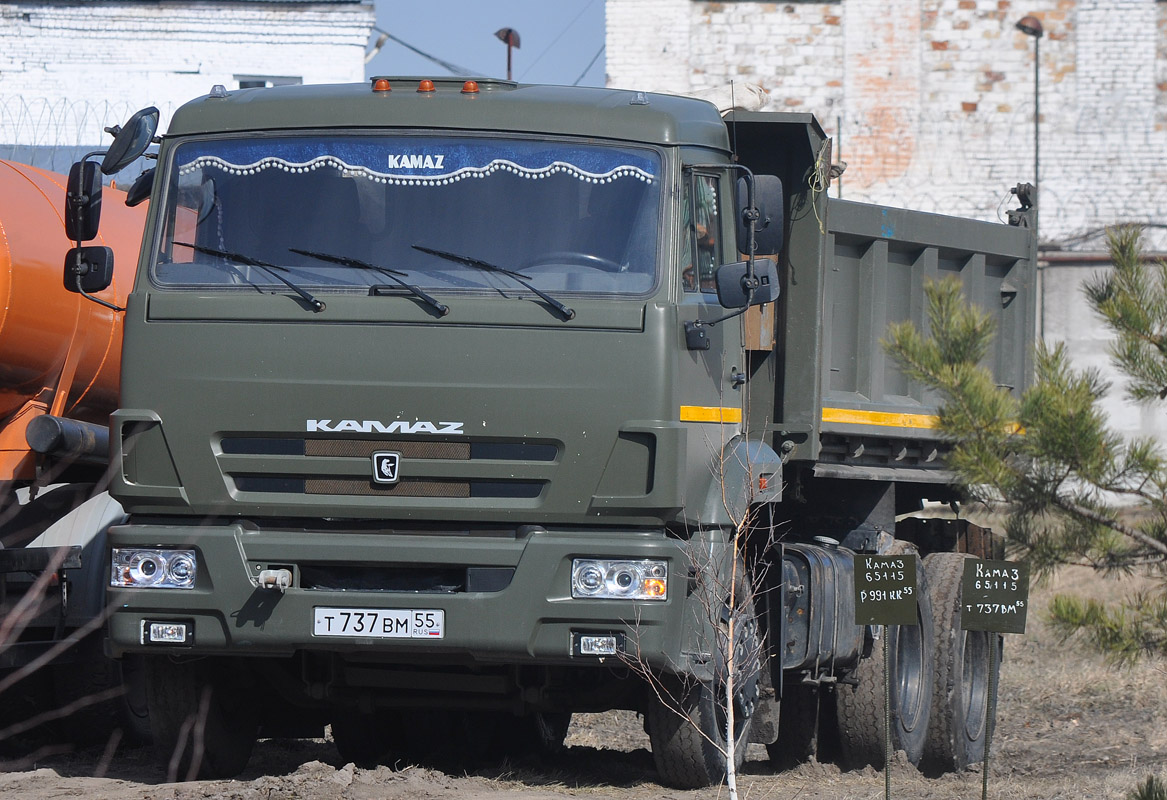 Омская область, № Т 737 ВМ 55 — КамАЗ-65115-A4(23)