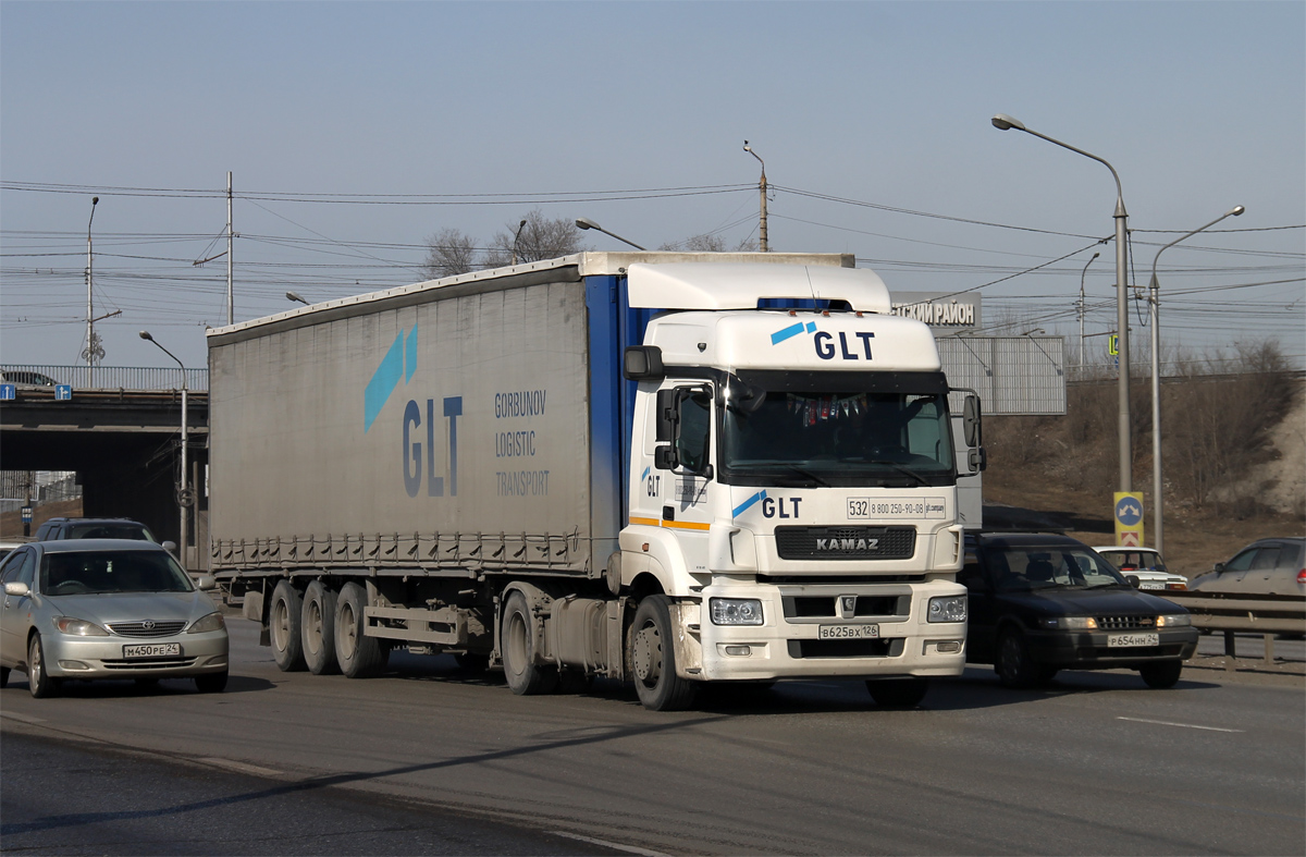 Красноярский край, № В 625 ВХ 126 — КамАЗ-5490-S5(87)