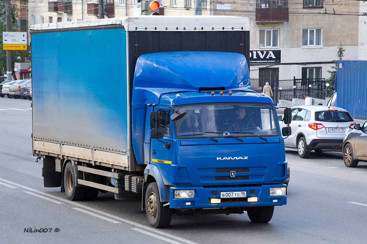 Удмуртия, № В 007 ТО 18 — КамАЗ-5308-D3(97)