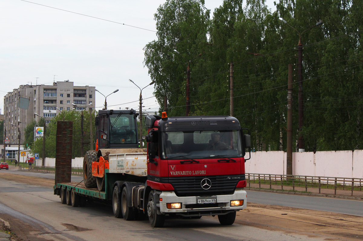 Тверская область, № У 869 КК 69 — Mercedes-Benz Actros ('1997) 2543