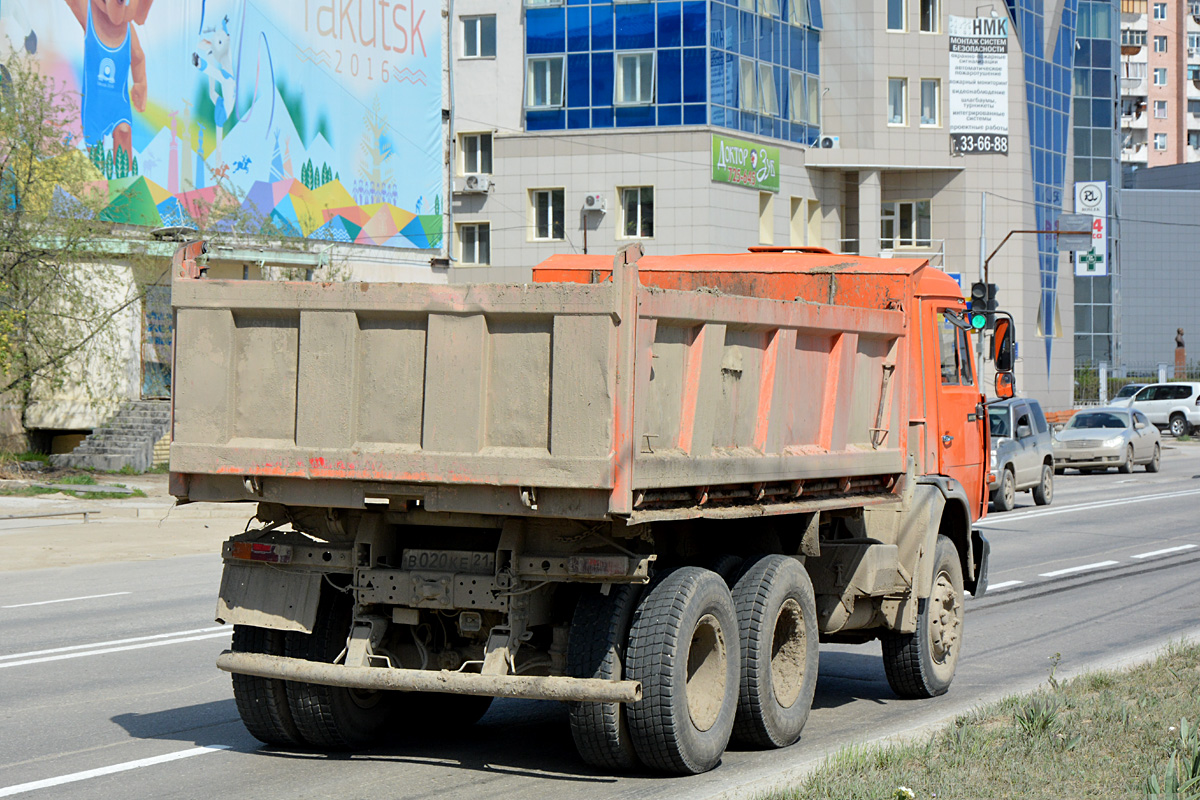 Чувашия, № В 020 КЕ 21 — КамАЗ-65115-D3(97)