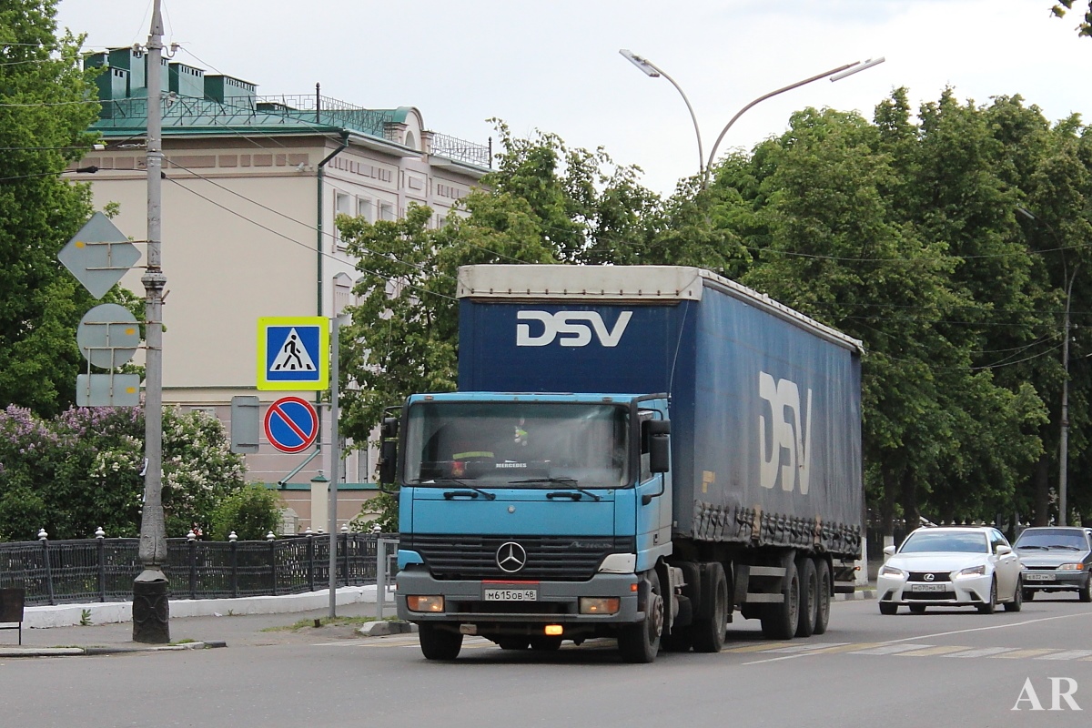 Липецкая область, № М 615 ОВ 48 — Mercedes-Benz Actros ('1997) 1840