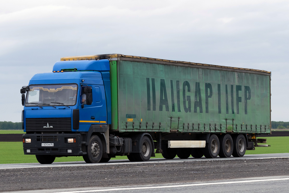 Ханты-Мансийский автоном.округ, № Е 604 ММ 86 — МАЗ-5440A8