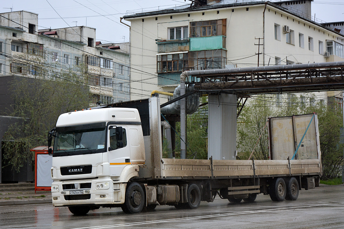Саха (Якутия), № С 747 КУ 14 — КамАЗ-5490-T5(68)