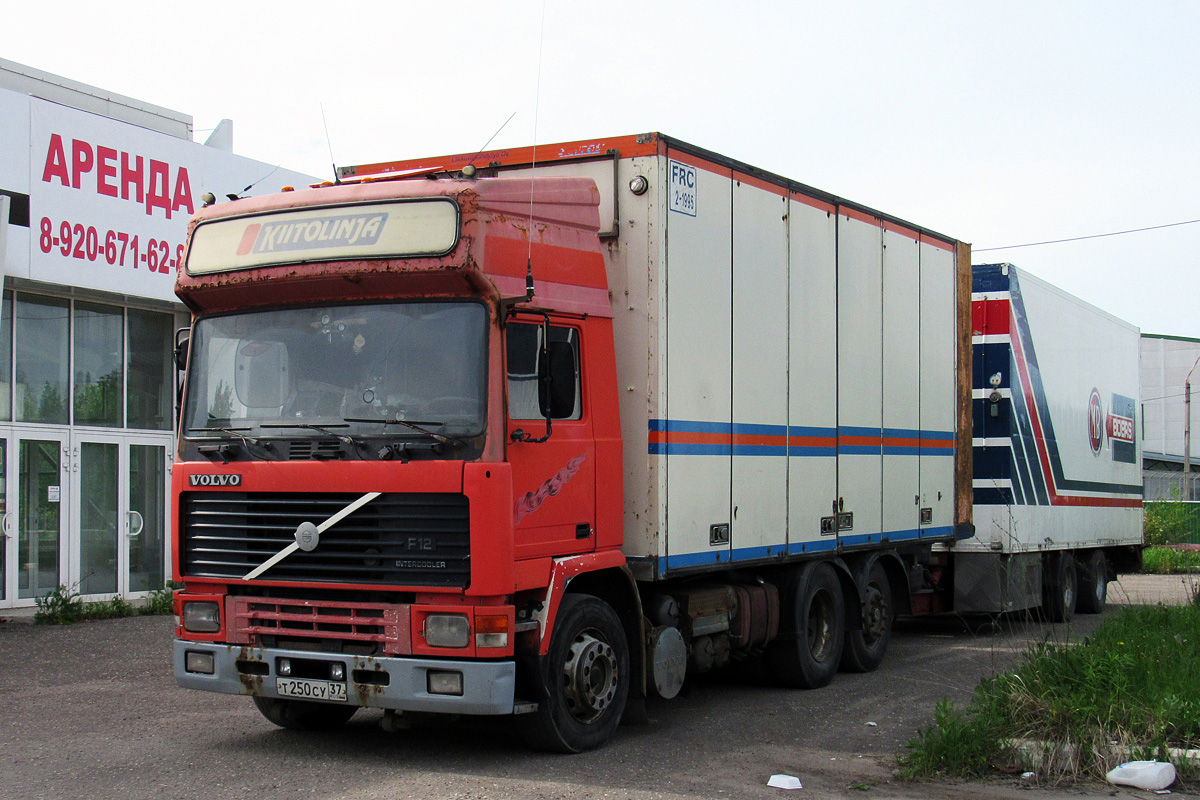 Ивановская область, № Т 250 СУ 37 — Volvo ('1987) F12