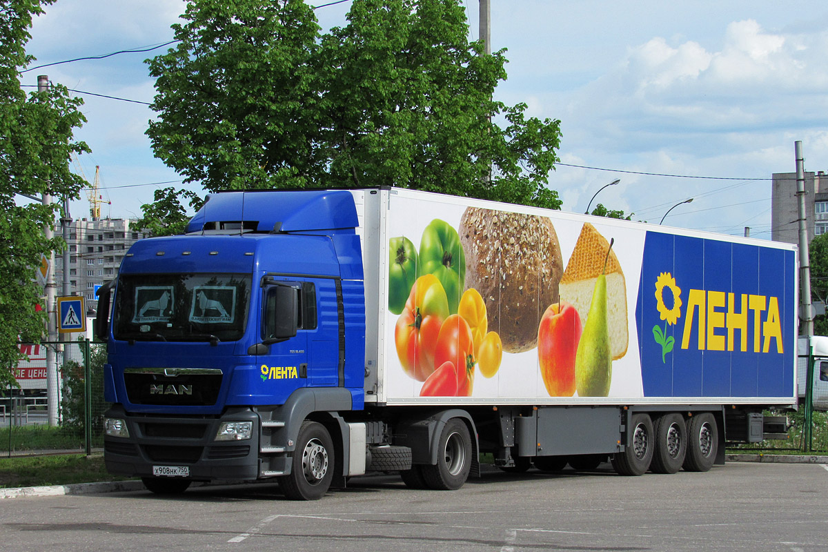 Московская область, № Х 908 НК 750 — MAN TGS 18.400