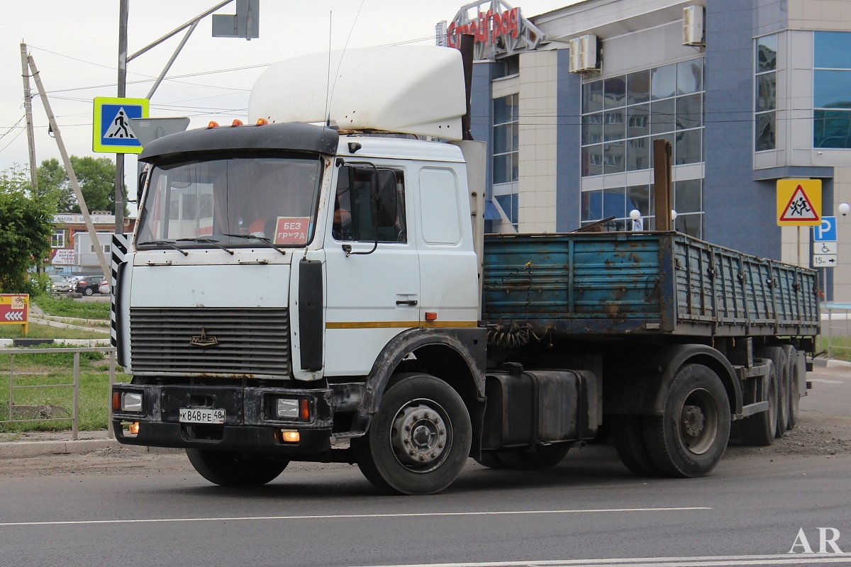 Липецкая область, № К 848 РЕ 48 — МАЗ-54324