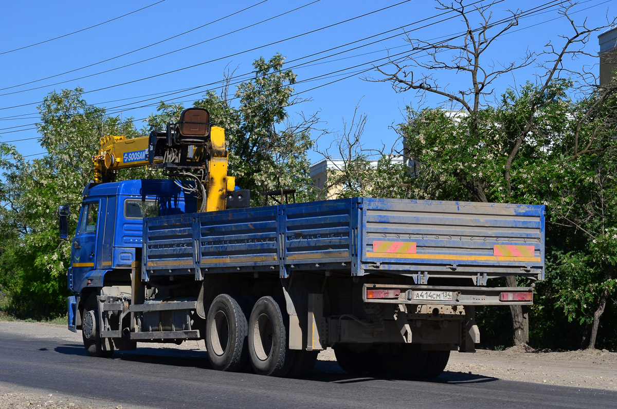 Волгоградская область, № А 414 СМ 134 — КамАЗ-65117-A4(23)