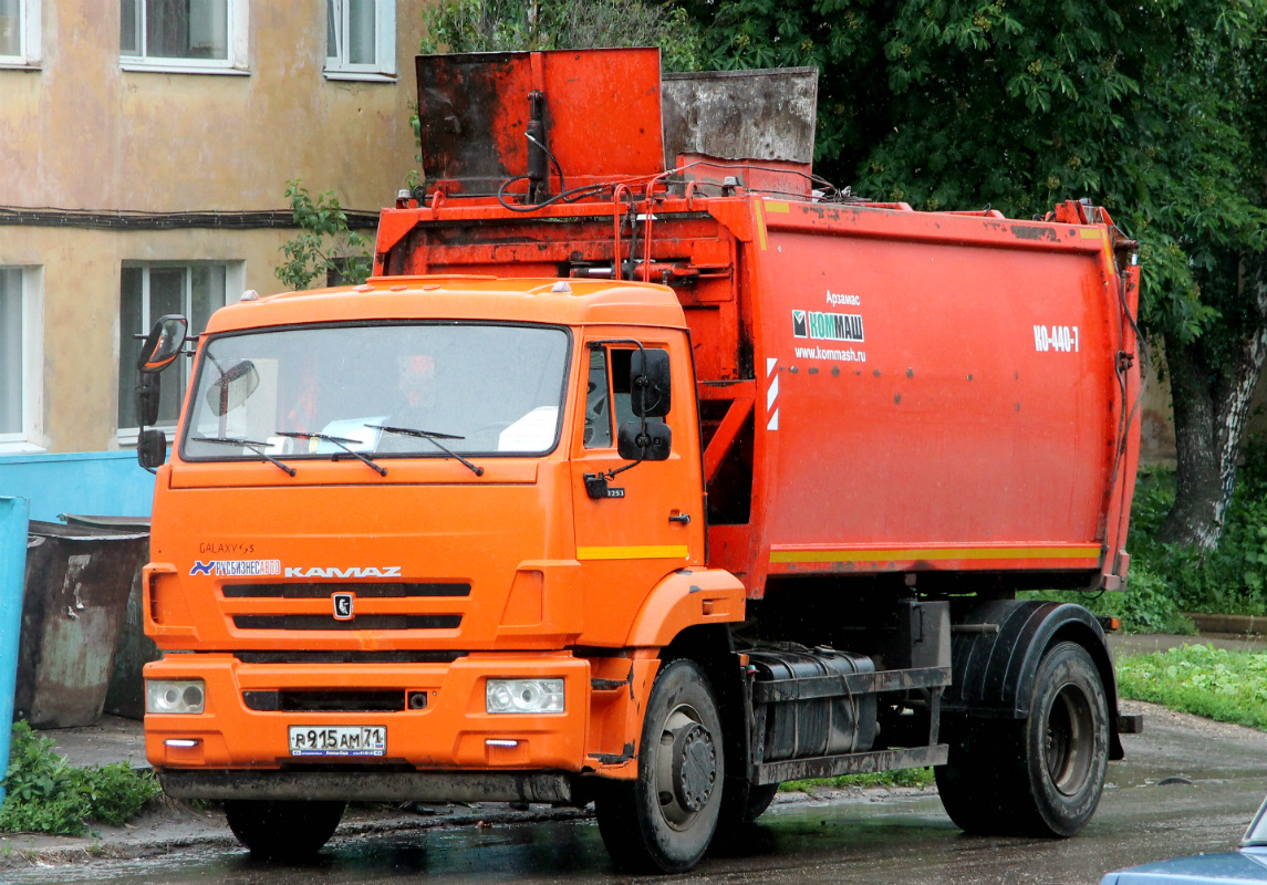 Тульская область, № Р 915 АМ 71 — КамАЗ-43253-H3(99)
