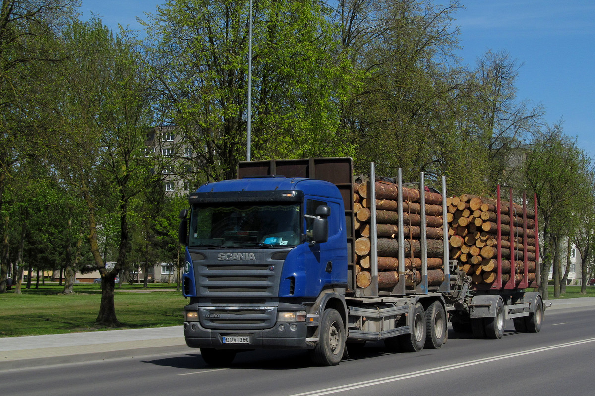 Литва, № DOV 360 — Scania ('2004) R480