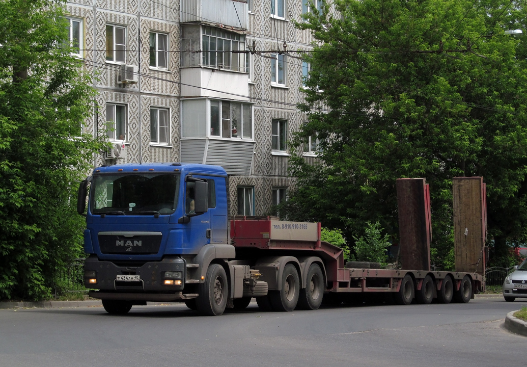 Калужская область, № М 434 АН 40 — MAN TGS 33.480