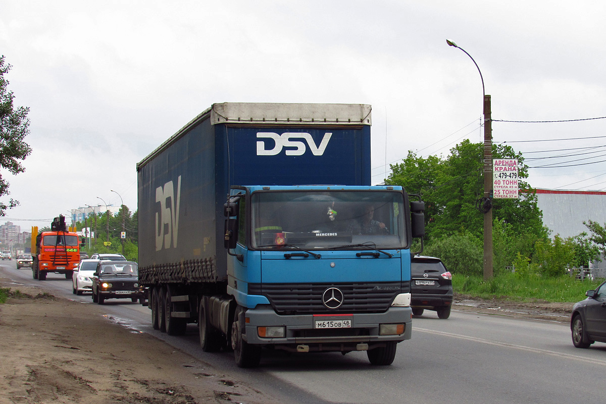 Липецкая область, № М 615 ОВ 48 — Mercedes-Benz Actros ('1997) 1840