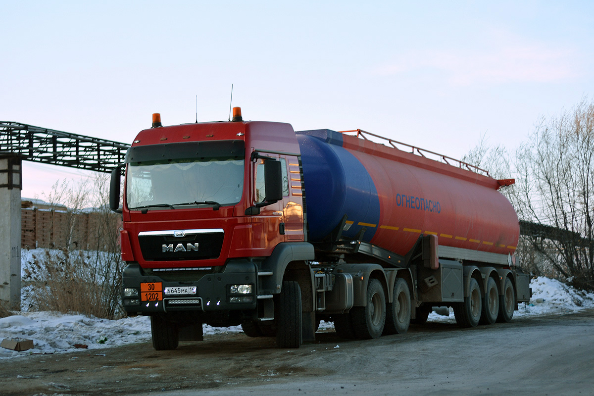Саха (Якутия), № А 645 МА 14 — MAN TGS 33.480