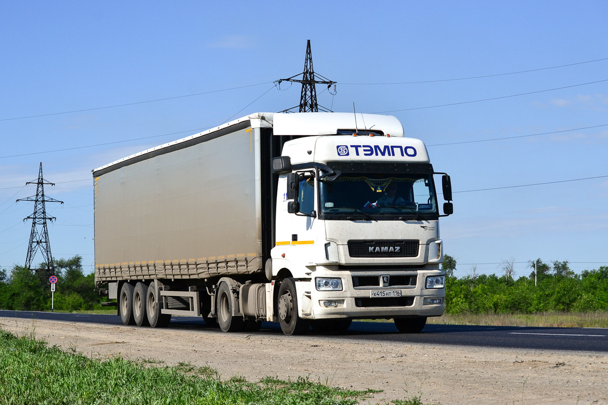 Татарстан, № Х 415 НТ 116 — КамАЗ-5490-S5(87)