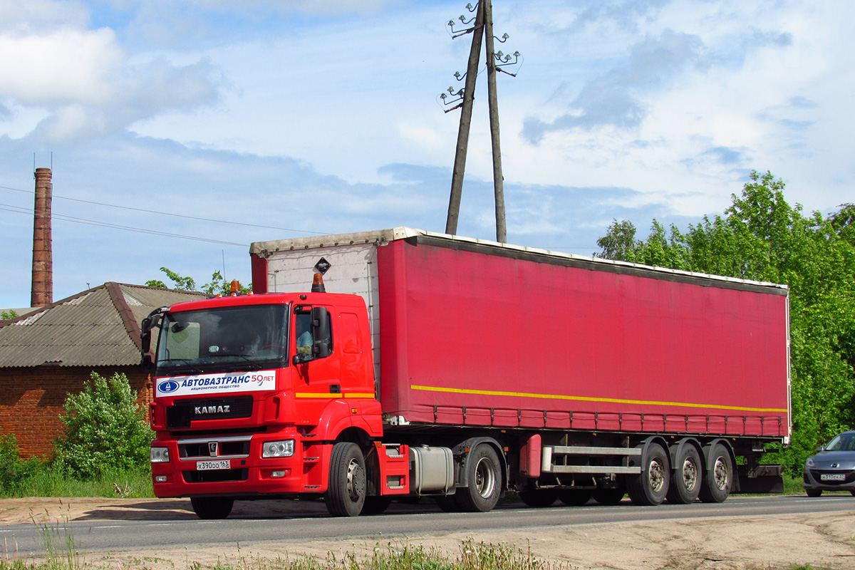 Самарская область, № Х 390 ОО 163 — КамАЗ-5490-S5(87)