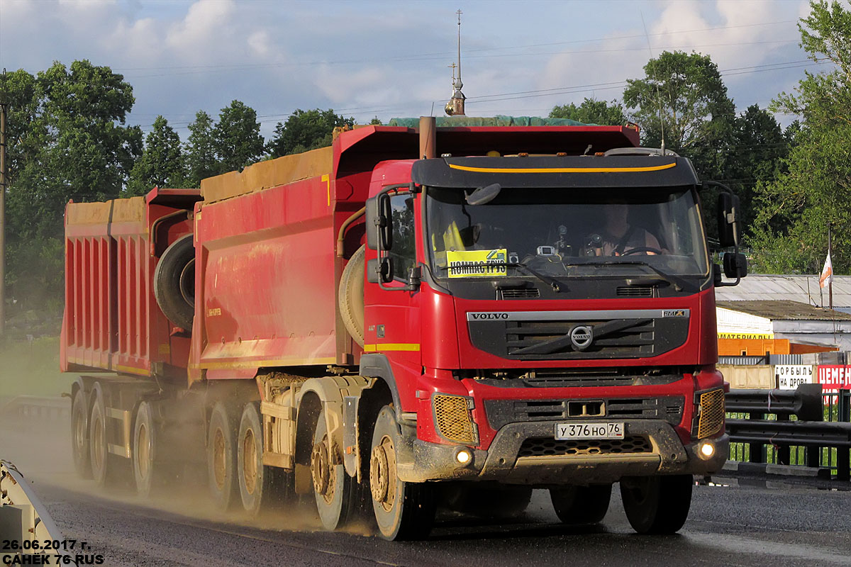 Ярославская область, № У 376 НО 76 — Volvo ('2010) FMX.440 [X9P]