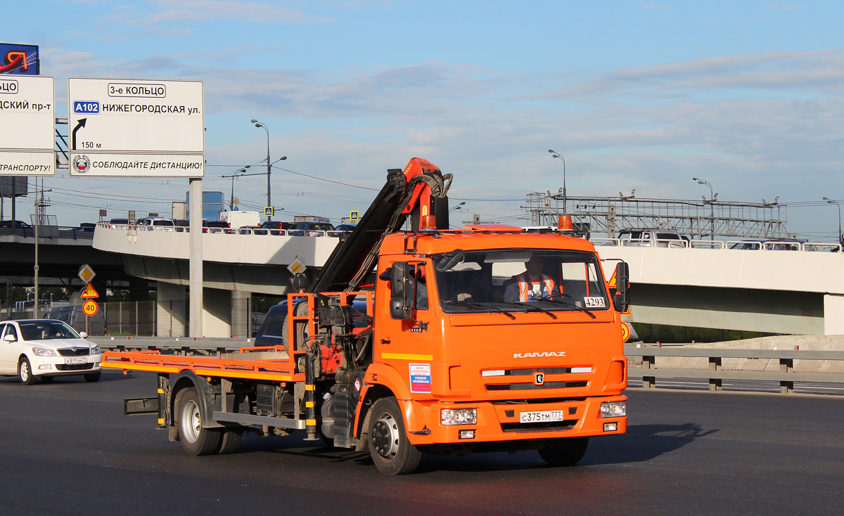 Москва, № С 375 ТМ 777 — КамАЗ-4308-C4(25)