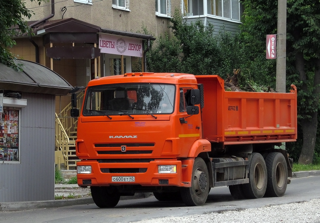 Калужская область, № О 600 ЕТ 40 — КамАЗ-65111-42