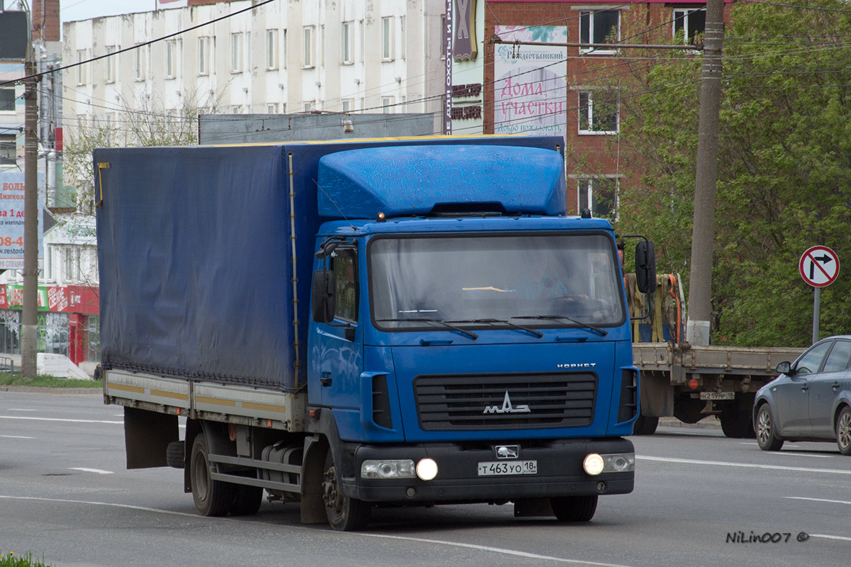 Удмуртия, № Т 463 УО 18 — МАЗ-4371W1
