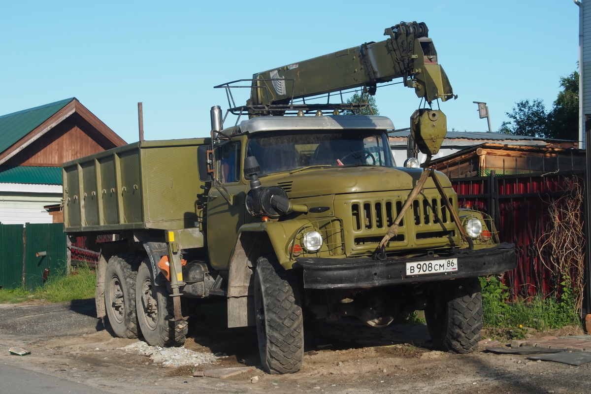Ханты-Мансийский автоном.округ, № В 908 СМ 86 — ЗИЛ-131 (общая модель)
