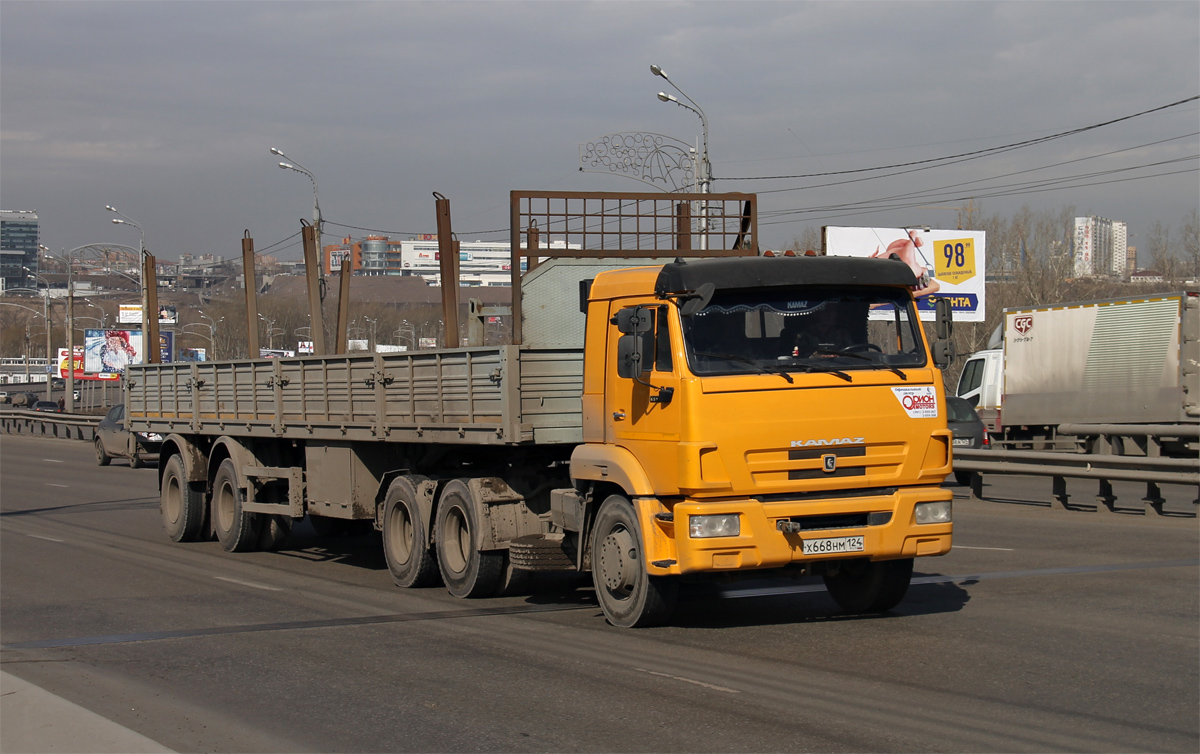 Красноярский край, № Х 668 НМ 124 — КамАЗ-65116-N3(78)