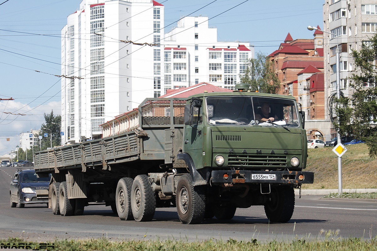 Красноярский край, № Е 555 МХ 124 — КамАЗ-4310