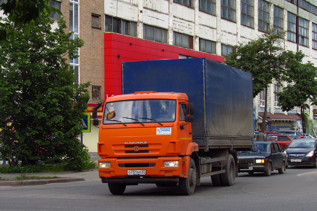 Ивановская область, № О 751 АО 37 — КамАЗ-43253-H3(99)