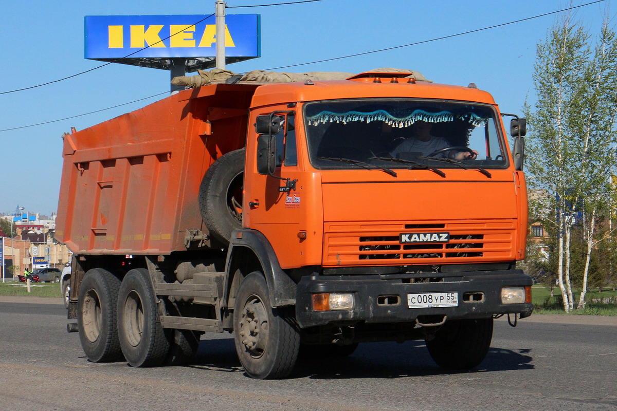 Омская область, № С 008 УР 55 — КамАЗ-65115 [651150]