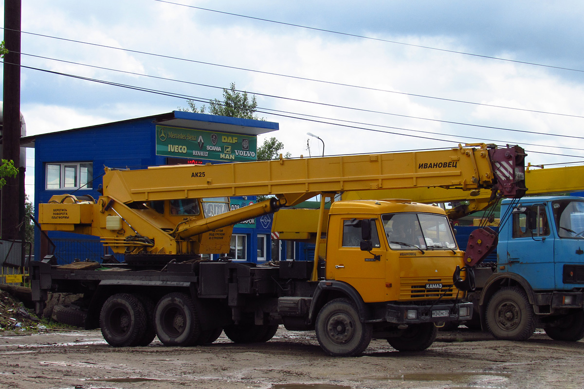 Ивановская область, № М 340 МС 37 — КамАЗ-53215 [532150]
