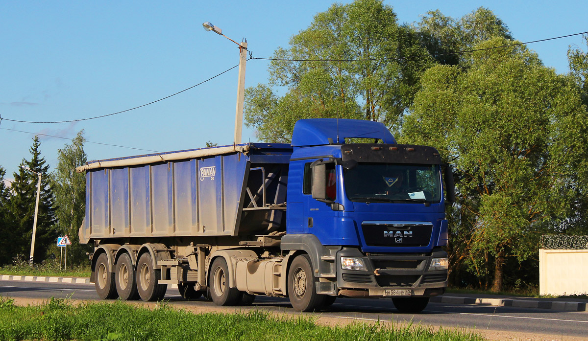 Калужская область, № М 584 НУ 40 — MAN TGS 19.440