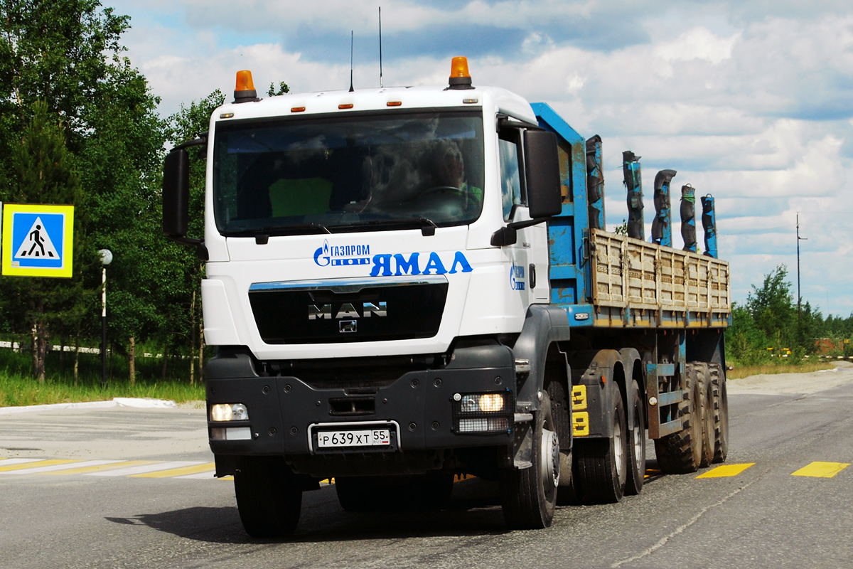 Омская область, № Р 639 ХТ 55 — MAN TGS 33.430