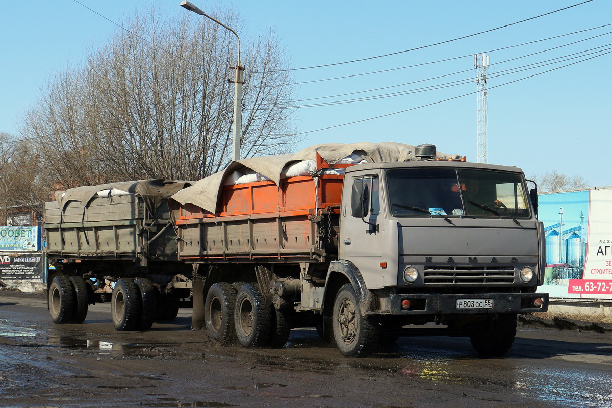 Омская область, № Р 803 СС 55 — КамАЗ-5320