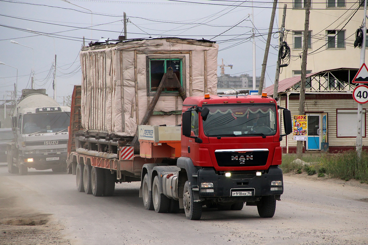 Саха (Якутия), № Р 918 КК 14 — MAN TGS 33.430
