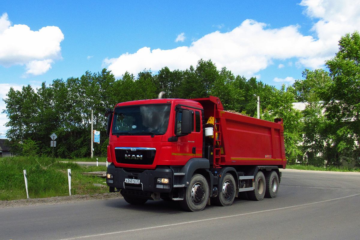 Ивановская область, № А 343 ТЕ 37 — MAN TGS 41.400