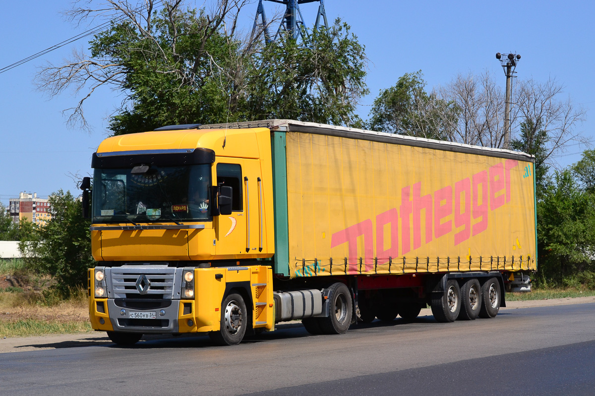 Волгоградская область, № С 560 КВ 34 — Renault Magnum ('2008)