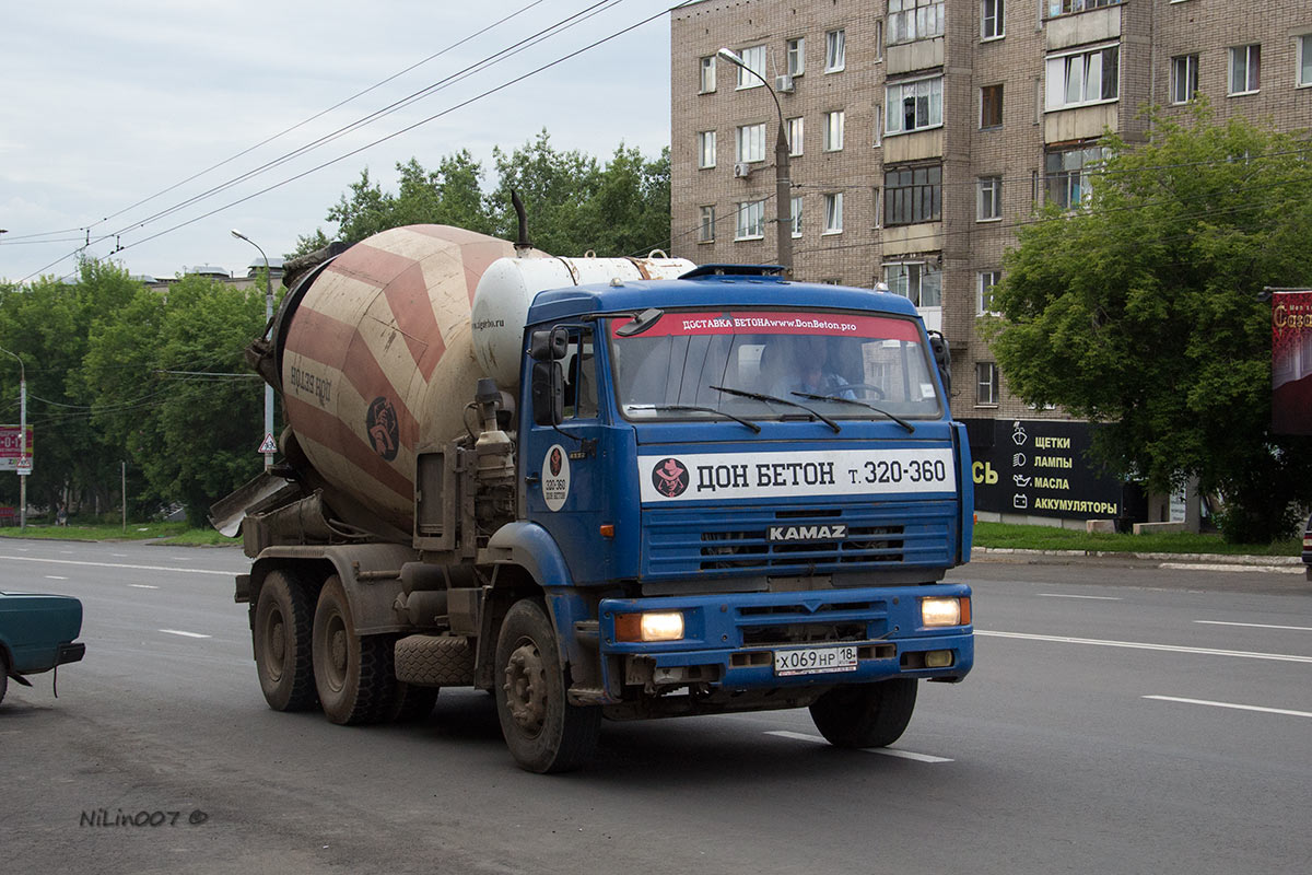 Удмуртия, № Х 069 НР 18 — КамАЗ-6520-61