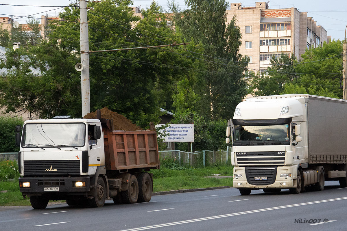 Удмуртия, № М 660 ХР 18 — МАЗ-6501A5