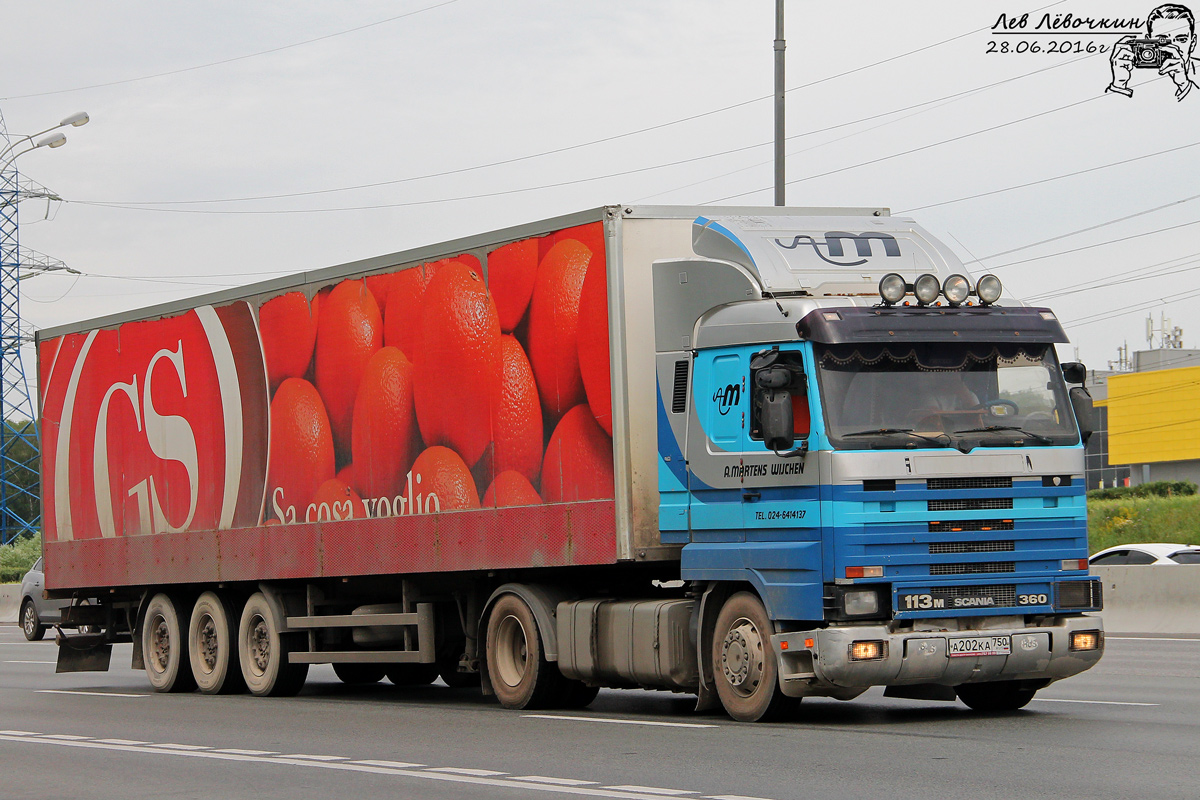 Московская область, № А 202 КА 750 — Scania (III) R113M