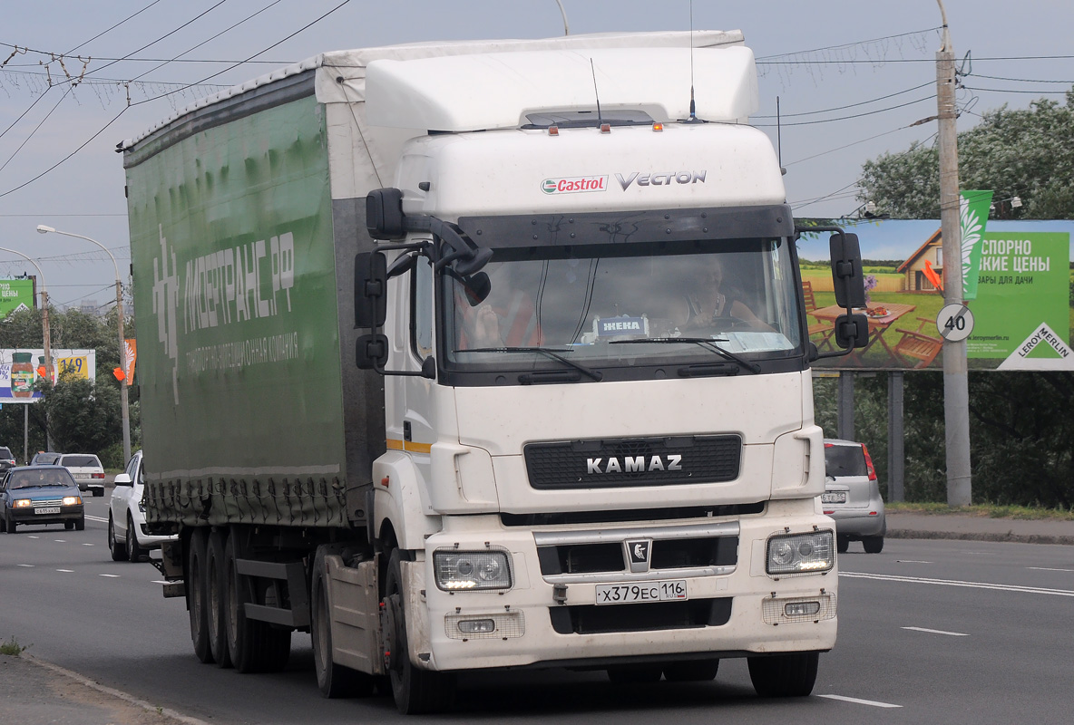 Татарстан, № Х 376 ЕС 116 — КамАЗ-5490-S5(87)