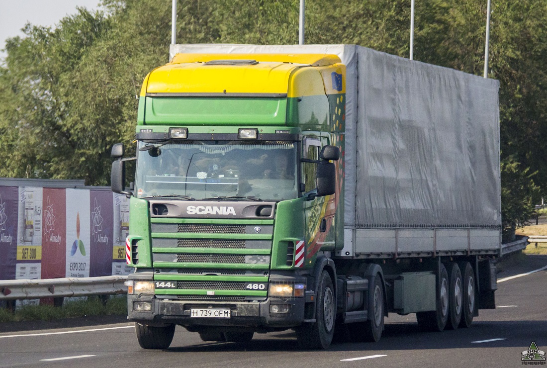 Жамбылская область, № H 739 OFM — Scania ('1996) R144L